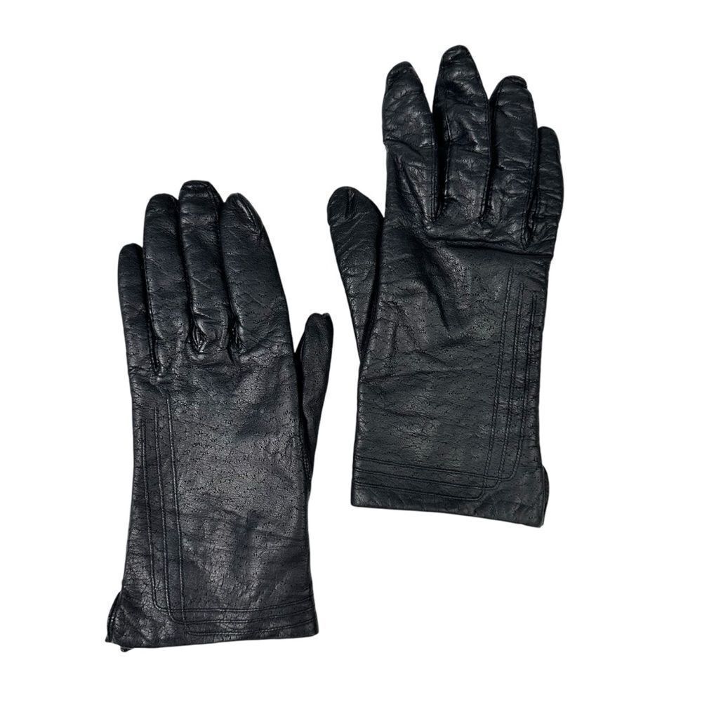 Vintage Women’s Leather Gloves Size Medium Lined